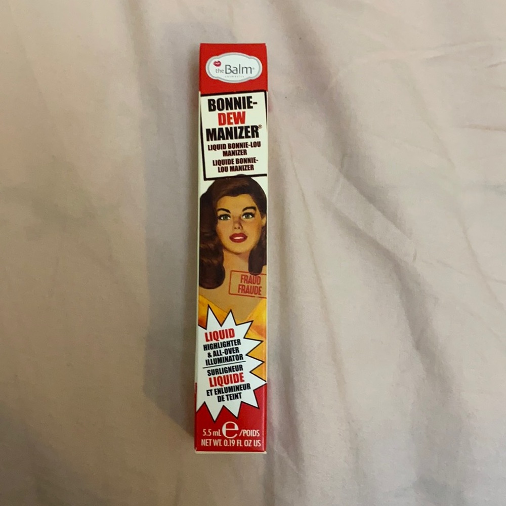 The Balm— Liquid Highlighter. Bonnie-Dew Manizer